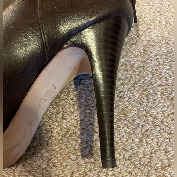 Facade knee high boots - brown leather - Picture 5 of 11